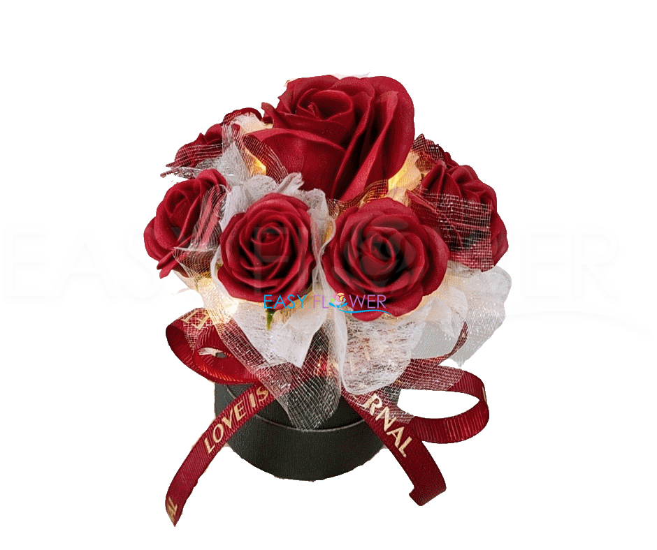 Anniversary LED Rose Table Flower