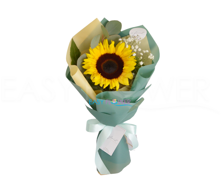 Single Stalk Sunflower Bouquet